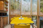 Dining area at Chapman Point Cottage