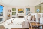 1st upstairs primary bedroom with king bed at Oak Street House