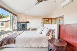 2nd upstairs primary bedroom with king bed at Oak Street House