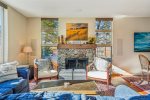 Living room at Oak Street House