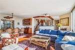 Living room at Oak Street House