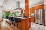 Kitchen at Puffin`s on Larch