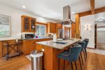 Kitchen at Puffin`s on Larch
