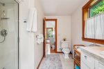 Primary bathroom at Puffin`s on Larch