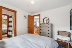 Third bedroom with queen bed at Puffin`s on Larch