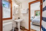 Attached bath to Second and Third bedrooms at Puffin`s on Larch