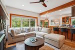 Family room at Puffin`s on Larch