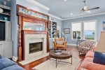 Living Room with Fireplace