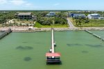 Aerial View of Pier