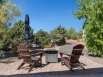 Casita also offers a private outdoor firepit with seating