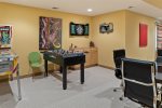 PLUS: foosball, games table, darts board and an old school pinball machine