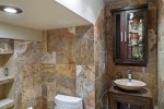 The guest bathrooom
