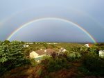 Double Rainbow View from the Back Patio - Kiowa Promises