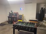 Game Room in the garage for Family Time and Fun Competition