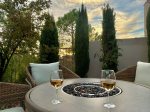 Enjoy a glass of wine and watch the famous Sedona Sunsets