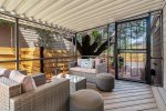 Front Screened in Patio for morning coffee and chats