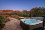 There is no fee for the 7-seater hot tub