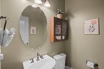 Half bathroom upstairs