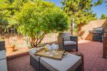 Private fenced pet-friendly patio