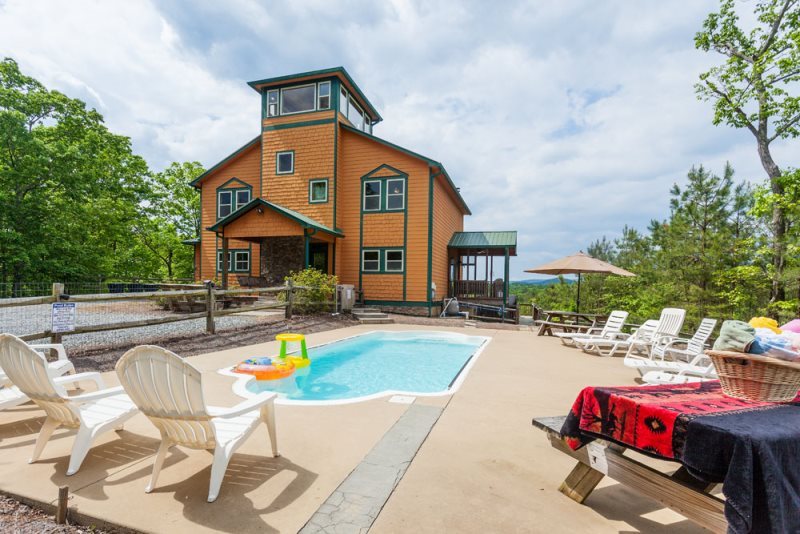 Mountain Oasis Cabin Rentals North Ga Vacations Poolside