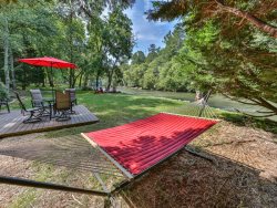 Edgewater Dreams- Sits right on the banks of the Coosawattee River!