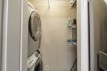 Full Size Washer/Dryer, Iron, Ironing Board