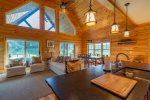 Kitchen with window view