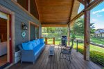 Covered Patio with view of the yard