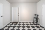 second floor lobby, go to Unit 5 door