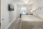 Master bedroom with king bed