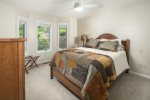 second bedroom with queen bed