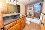 Guest bath on the upper level