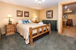 Lower level queen bedroom