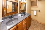 Lower level hall bath