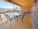 Covered deck and outdoor dining area 