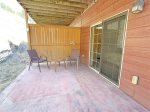 Outdoor private patio off main level queen bedroom 