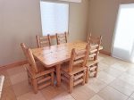 Dining space with additional seating at the counter 