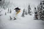 Amazing powder day in Whitefish