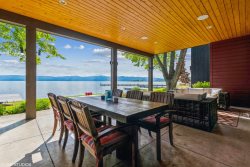 Rivers End Lake House-Stunning Modern Lake House on Flathead Lake! Private hot tub and amazing amenities! 
