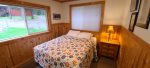 Bedroom two has a queen bed.