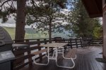 The main level deck with a great view of the lake.