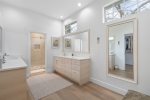 Ensuite Main Bathroom With Double Vanities & Sinks