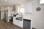 Kitchen with Stainless Steel Appliances & Fixtures