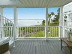 Level 2 Covered Balcony Overlooking the Riverfront