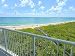 Balcony View Overlooking Private Dune Crossing to Sandy Oceanfront Beach