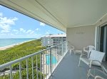 Spacious Balcony also Overlooks Resort Villas Community Swimming Pool