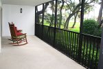 Spacious Screened Patio with View towards Golf Course