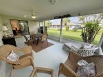 Screen Enclosed Patio overlooking rear yard area.