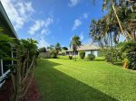 Large landscaped Back Yard.