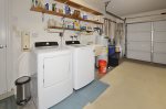 Washer Dryer in Garage.